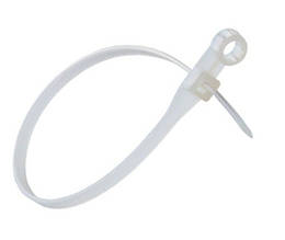 Хомут ХОК 2.5х100 М2.5 з кільцем білий Ny95505422