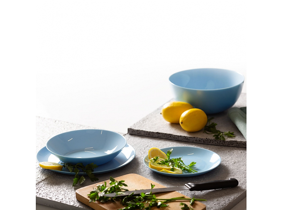 Сервіз столовий 19пр Luminarc Diwali Light Blue P2961, фото 2