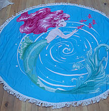 Пляжний килимок рушник  Підстилка на пляж і пікнік Розмір 150*150 см.