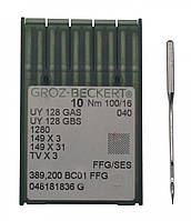 Иголка к швейной машинке,10шт. GROZ-BECKERT, UY 128 GAS №100/16