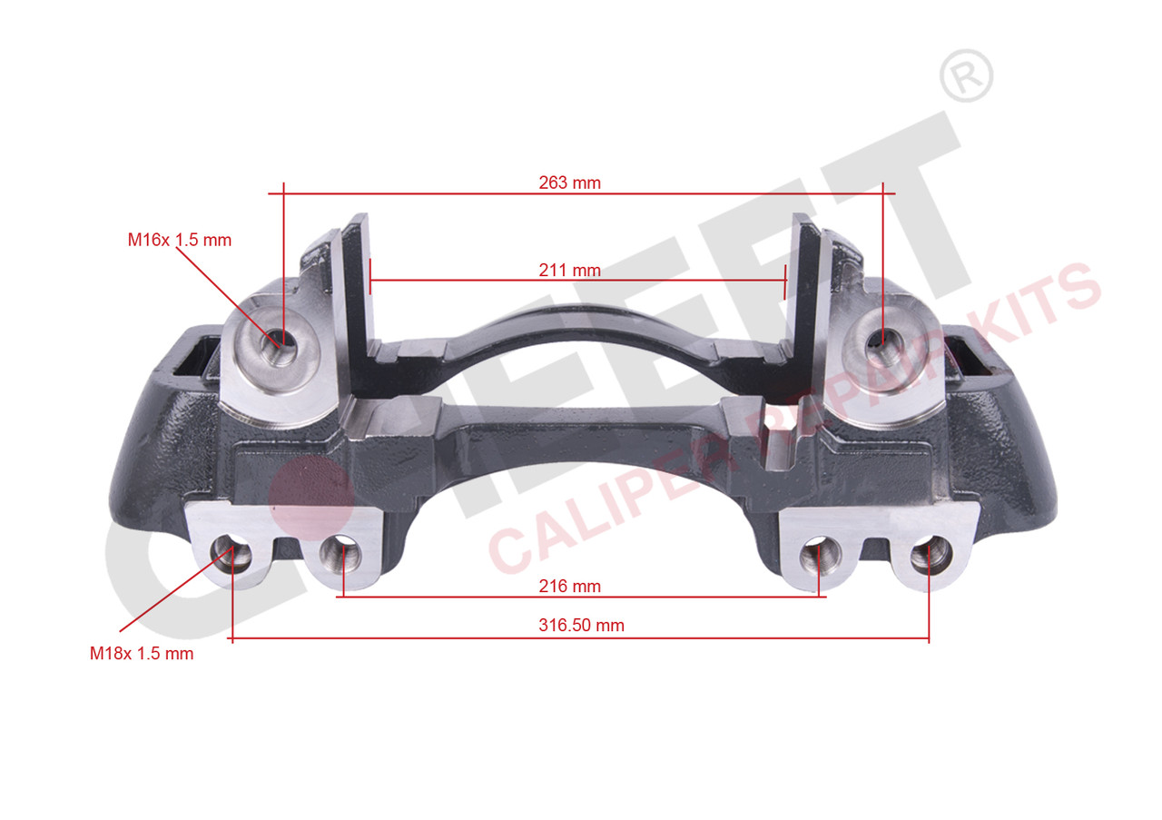 Скоба супорту Wabco PAN 19/22