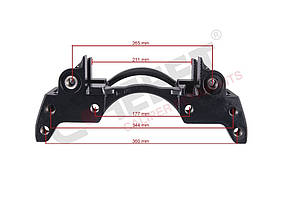 Скоба супорту WABCO 19,5 права