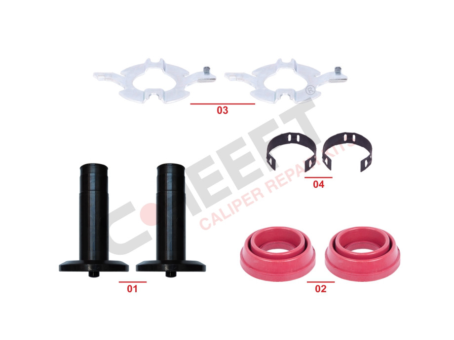 Упори супорту BPW нового зразка, пальці зі штфтом