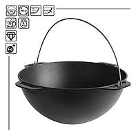 Казан чавунний азійський без кришки Brizoll 10 літрів