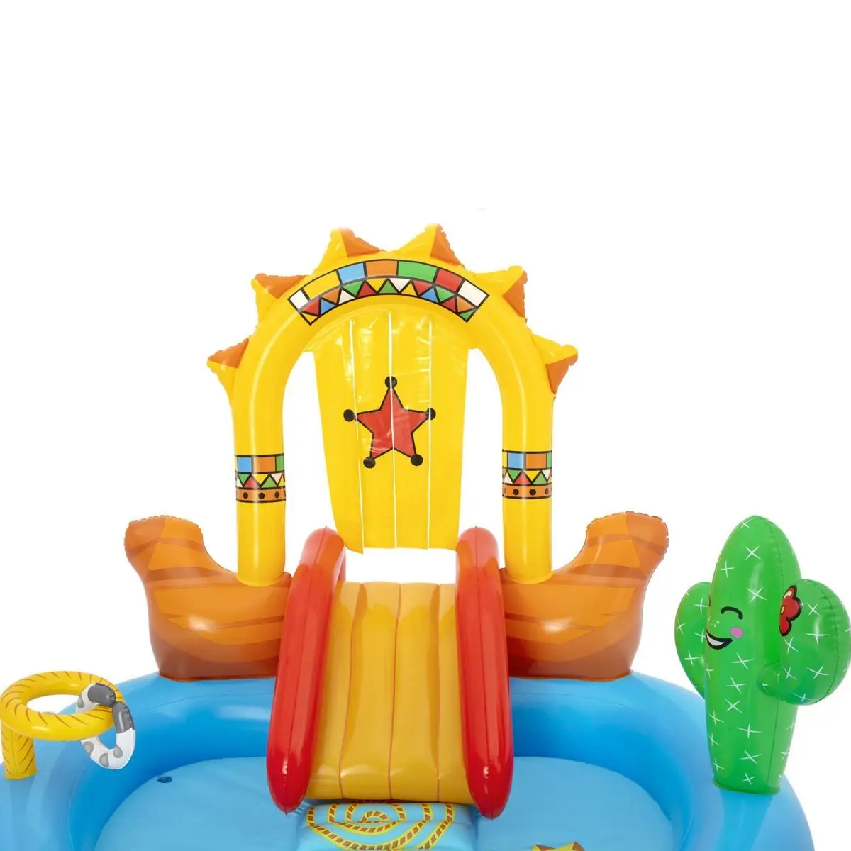 Детский надувной игровой центр бассейн с горкой и фонтаном Bestway 53118, надувная водная горка аттракцион - фото 8 - id-p1443587793
