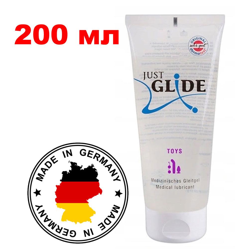 Мастила для секс іграшок з антисептиком 200 мл Just Glide Toy Lube
