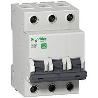 Автоматический выключатель Schneider Electric EASY9 3п 63А С 4,5 кА (EZ9F34363)