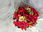 Красный свадебный букет-дублёр, фото 3