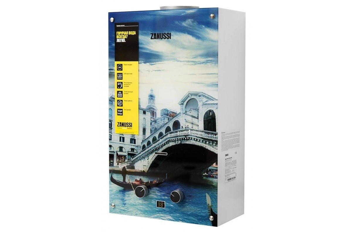 Zanussi Gwh-10 газовая колонка Занусси fonte glass rialto, цена 6610 ...