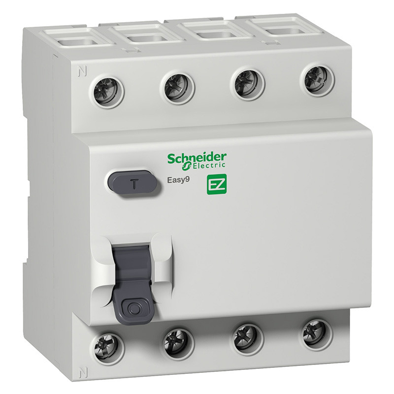 Диференціальний вимикач (ПЗВ) Schneider Electric EASY9 4п 25 А 30 А 30 А АС 6 кА (EZ9R34425), фото 1
