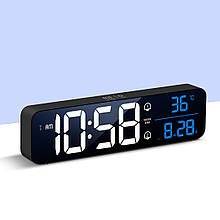 Настільний електронний годинник Mids з акумулятором, термометром і календарем. Настінний електронний годинник акумулятор.