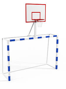 Ворота з баскетбольним щитом з фанери для залу