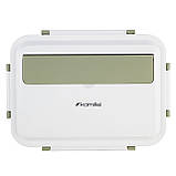 Ланч бокс обідній Kamille KM-2145ZL 1000мл Зелений Контейнер для продуктів Ланч бокс з відділеннями, фото 5