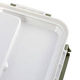 Ланч бокс обідній Kamille KM-2145ZL 1000мл Зелений Контейнер для продуктів Ланч бокс з відділеннями, фото 10