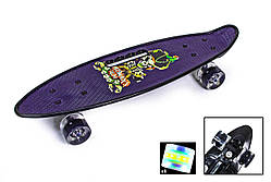 Penny Board З Ручкою "Пірат" Світяться колеса