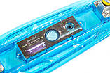 Пенні борд "Fish Skateboard Original" Музична і світиться дека! Синій, фото 6