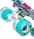 Penny Board "Fish" Маки. Світяться колеса., фото 4