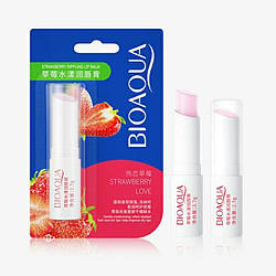Полуничний бальзам-стік для губ Bioaqua Strawberry Love Lip Balm, 2,7 g