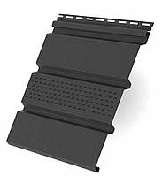 СОФІТ тм RAINWAY — ГРАФІТОВИЙ — ПАНЕЛЬ ПЕРФОРОВАНА 300х3000