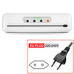 Вакууматор пакувальник їжі з пакетами Wi-simple 6611 з вбудованим ножем. Вакумізатор пакувальник для дому, фото 8