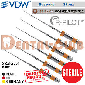 ФАЙЛИ VDW R-PILOT (R-PILOT file VDW) блістер Довжина 25 мм, 6 шт.