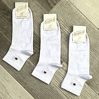 Носки мужские хлопок сетка средние Элегант - Elegant's Classic, 25 размер, белые, 01661