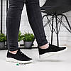 Кросівки жіночі на літо чорні текстильна сітка 36р, фото 4
