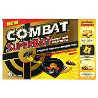 Эффективная ловушка для тараканов Combat SuperBait (Комбат) (6 дисков)