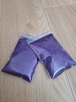 Блискітки. Гліттер. Колір фіолетовий. 50г