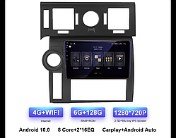 Junsun 4G Android магнітолу для Hummer H3 1 2005-2010 H2 E85 2007 — 2009 6+128  T9 H2  07- 09