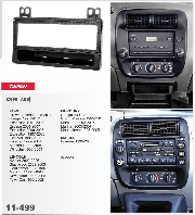 Рамка переходная Carav 11-499 Ford/Lincoln/Mercury/Mazda 1DIN