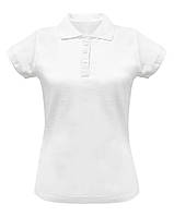 Жіноча футболка поло білого кольору M