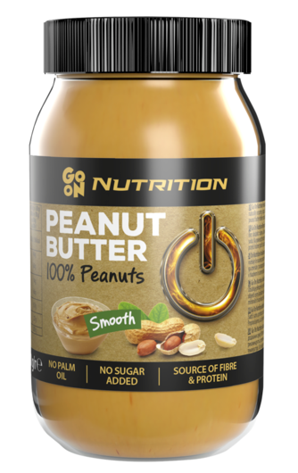 Арахісова паста Go On Nutrition Peanut butter smooth 100% 900 g, фото 1
