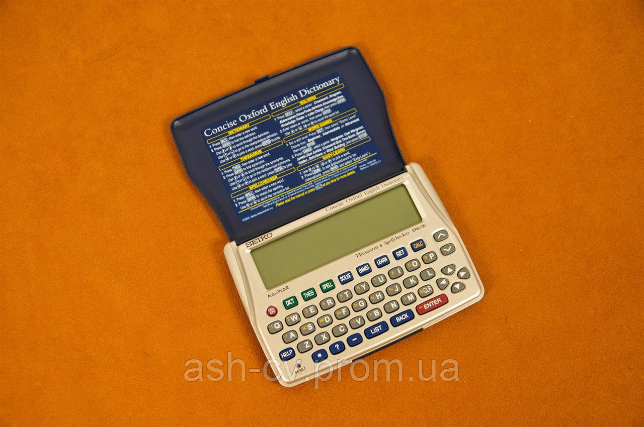 SEIKO ER6100 Concise Oxford Dictionary Thesaurus and Spellchecker (ID