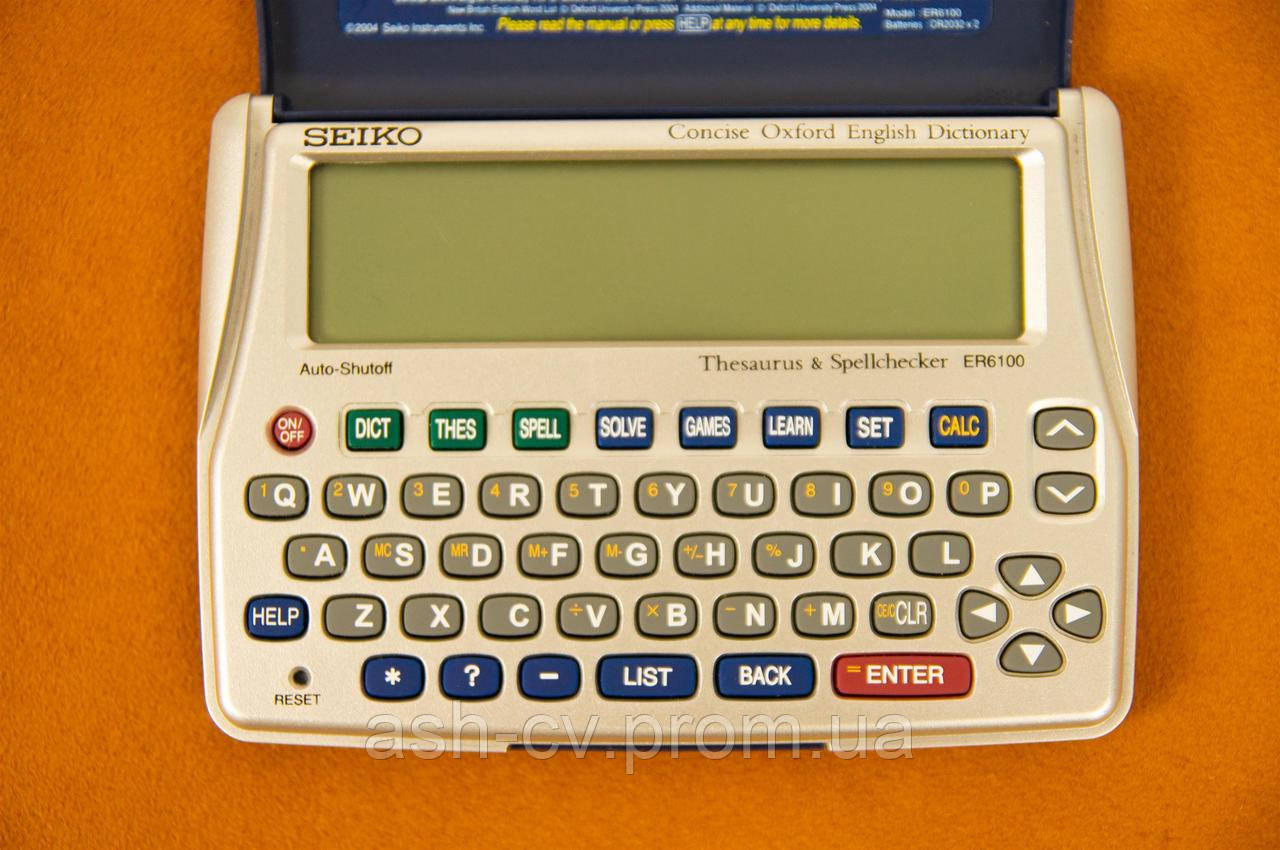 SEIKO ER6100 Concise Oxford Dictionary Thesaurus and Spellchecker (ID