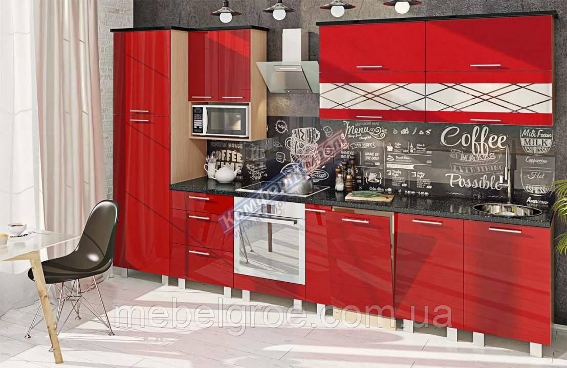 Кухня Фарбований високий глянець KX-6726 тм Комфорт