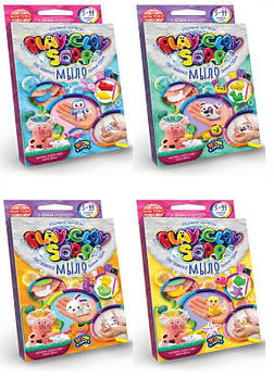 Набір для творчості "Пластилінове Мило "PLAY CLAY SOAP" маленький рус./укр. PCS-02-01.02.03 G-Rich