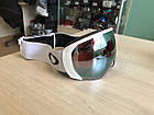 Гірськолижна маска Oakley Flight Path L (XL) Matte White Лінза Prizm Sapphire Iridium, фото 5
