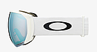 Гірськолижна маска Oakley Flight Path L (XL) Matte White Лінза Prizm Sapphire Iridium, фото 3