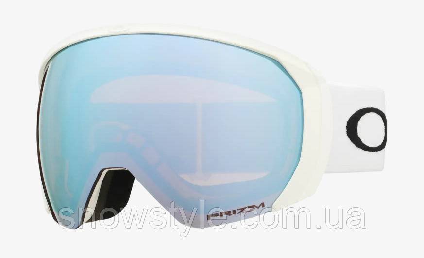 Гірськолижна маска Oakley Flight Path L (XL) Matte White Лінза Prizm Sapphire Iridium