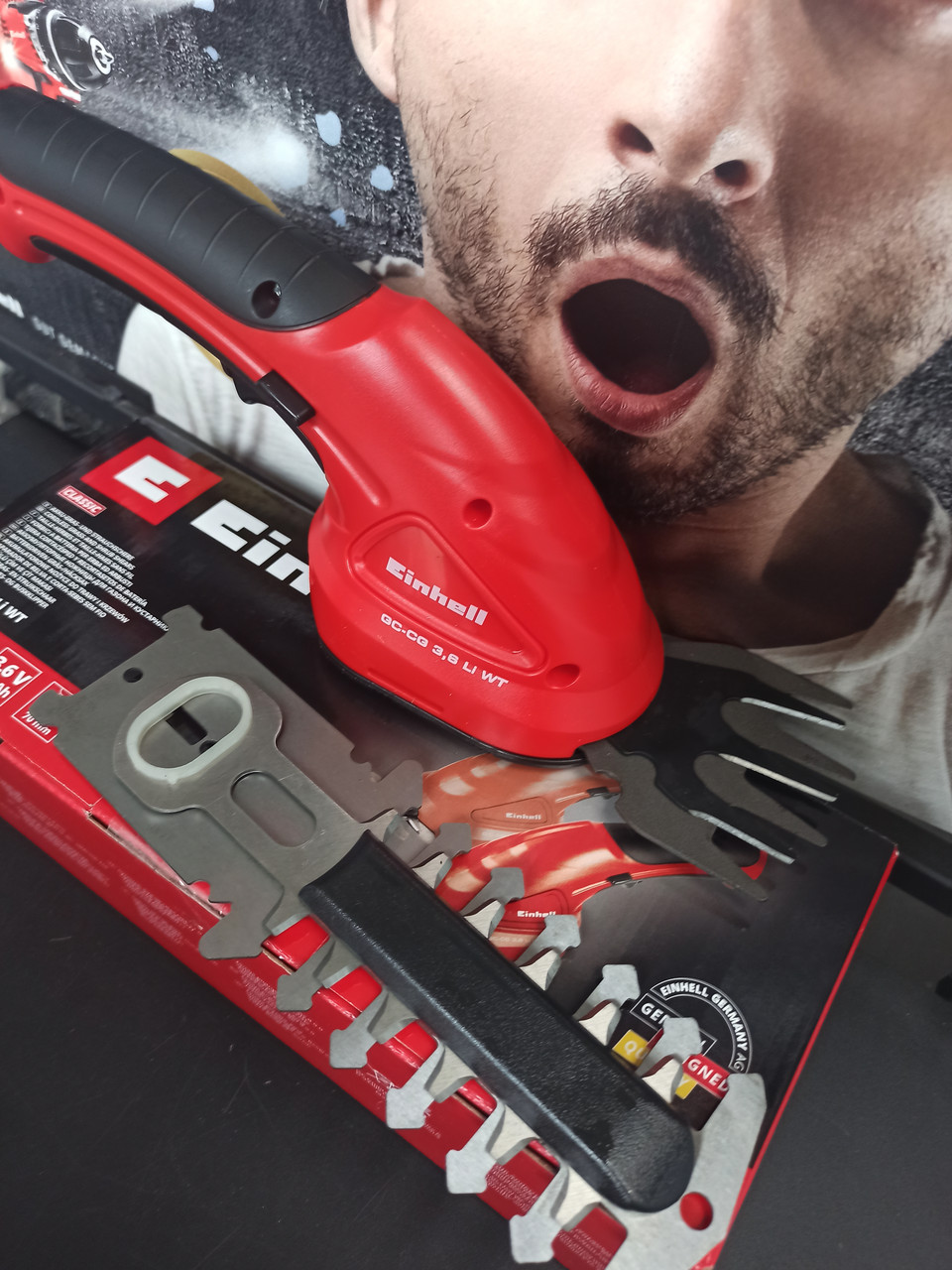Ножницы аккумуляторные для травы Einhell GC-CG 3,6 Li WT