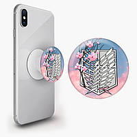 Попсокет (Popsockets) держатель для смартфона Атака на титанов (Attack on Titan) (8754-3042)