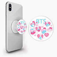 Попсокет (Popsockets) держатель для смартфона БТС (BTS) (8754-3263)