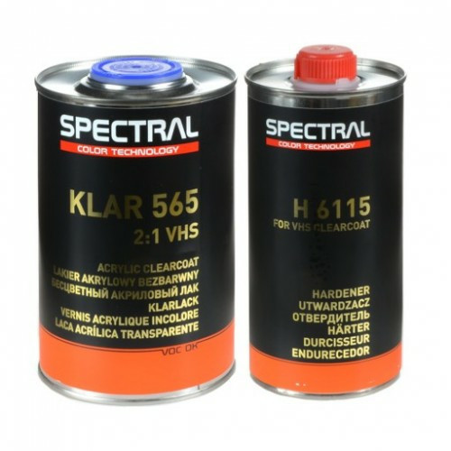 Лак безбарвний Spectral Klar 565 VHS 2+1 + затверджувач Н6515 (1л+0.5 л)