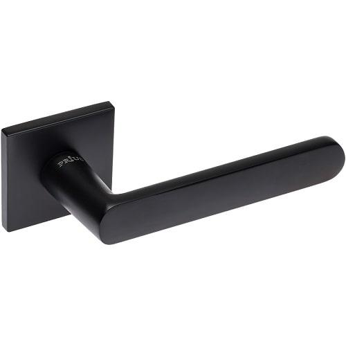 Дверні ручки PRIUS Сімпл А409 R78 (тонка троянд.) FB чорний матовий, фото 1