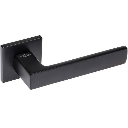 Дверні ручки PRIUS Кватро А422 R78 (тонка троянд.) EPB чорний матовий, фото 1
