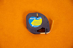 Картридж із пластиковою стрічкою для термопринтерів DYMO Label Tape 12mm x 4m (№7)