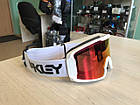 Гірськолижна маска Oakley Line Miner M (XM) Factory Pilot White Лінза Prizm Torch Iridium, фото 5