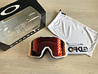Гірськолижна маска Oakley Line Miner M (XM) Factory Pilot White Лінза Prizm Torch Iridium, фото 4