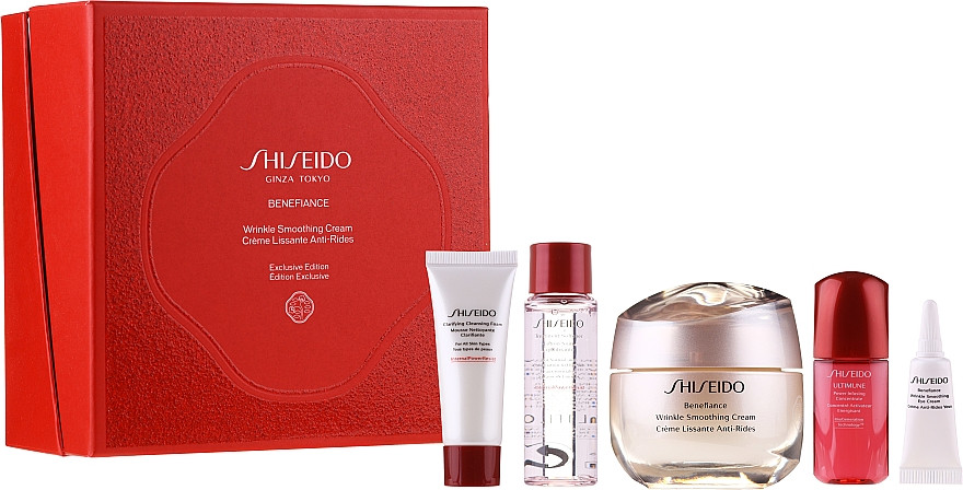 SHISEIDO Shiseido Benefiance Wrinkle Smoothing Cream Enriched Набір для обличчя набір для обличчя